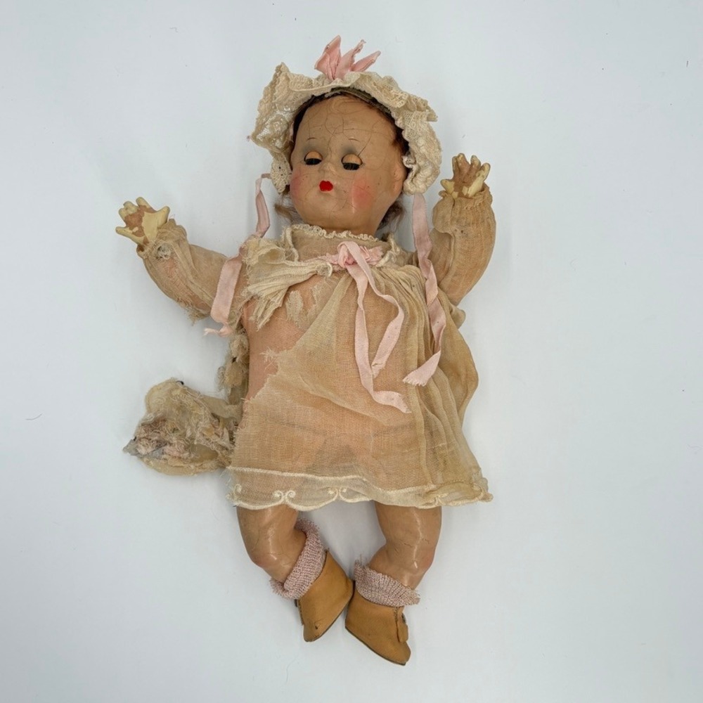 Antique Madame Alexander Bitsey Baby Doll Character Babies 1930s Composition